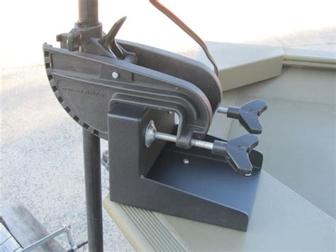 metal trolling motor bracket|side mount trolling motor bracket.